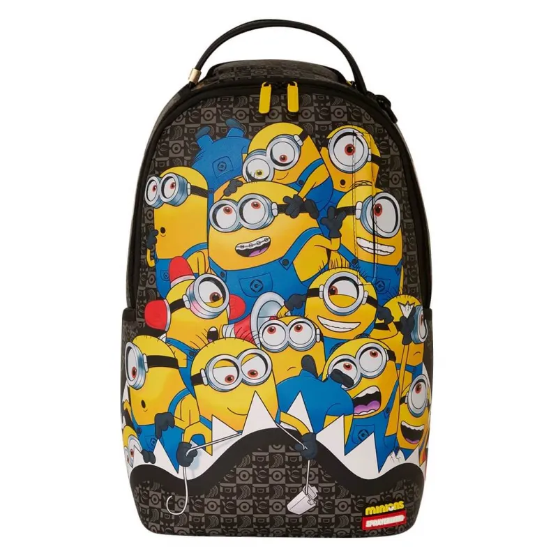 Mochila Sprayground Minions Stacked frontal