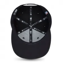 Gorra plana Dodgers Snapback bordada negra vista interior