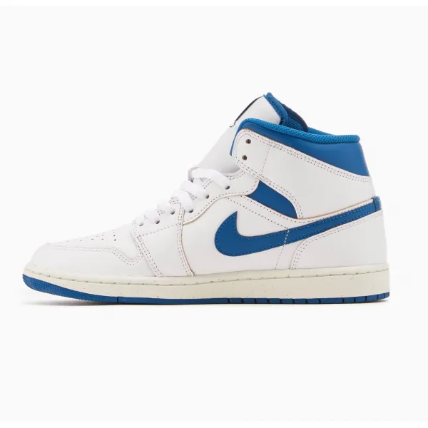 Zapatillas Jordan I Retro Mid "Industrial blue" lateral