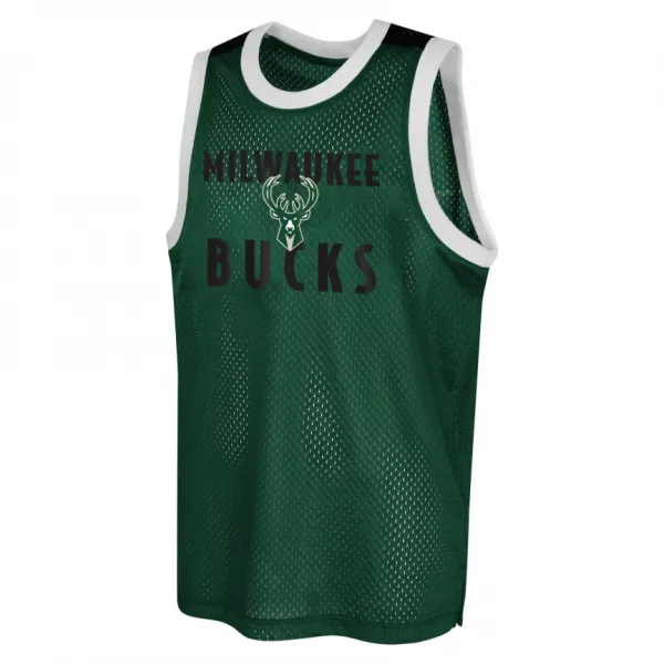 Equipación Baloncesto Milwaukee Bucks Essential Mesh Outerstuff Junior camiseta