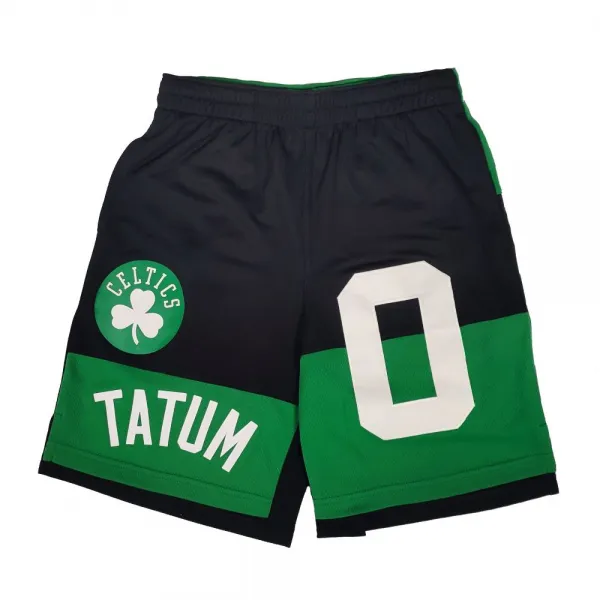 Short Baloncesto Jayson Tatum NBA Name and Number Junior vista frontal