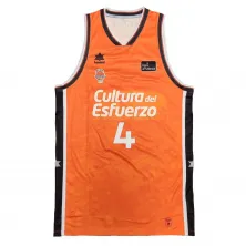 Camiseta Jaime Pradilla Valencia Basket ACB Primera Equipacion vista frontal