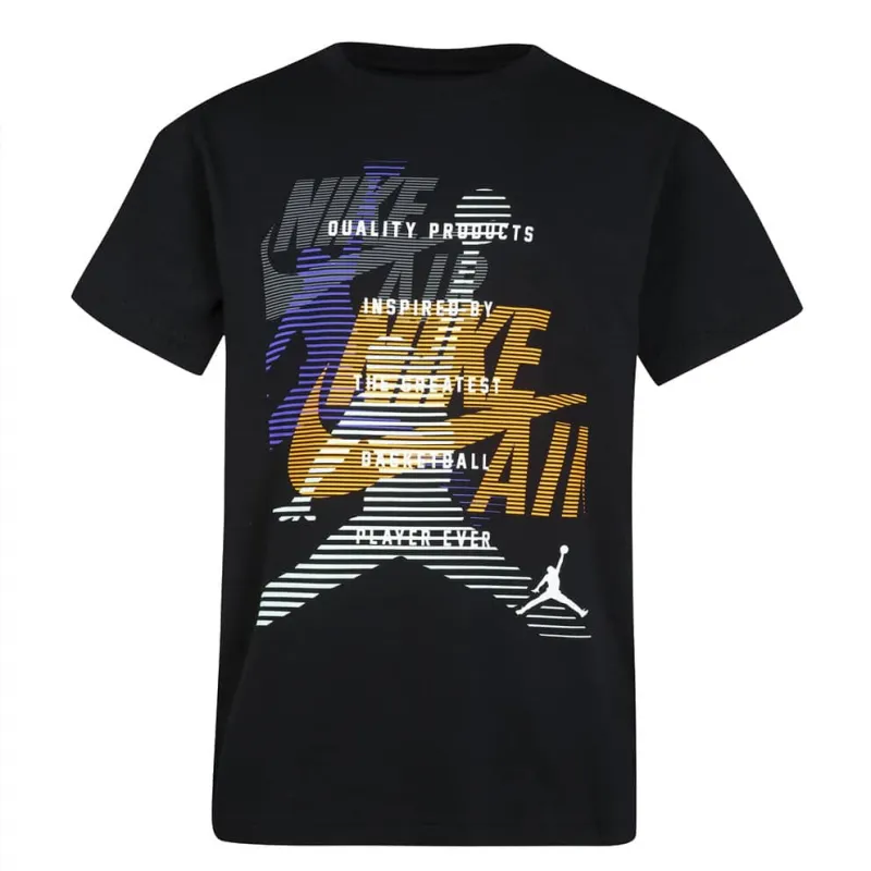 Camiseta Air Jordan "Stay Tuned" Junior negra