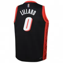 Camiseta Damian Lillard Portland Trail Blazers Mixtape Edition vista trasera