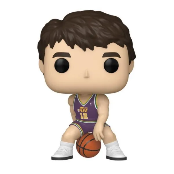 Funko Pop John Stockton Rookie con Utah Jazz vista figura