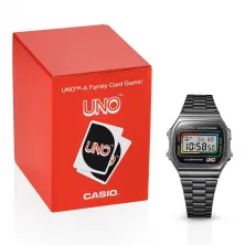 Casio Vintage A168WEUC-1A UNO con caja