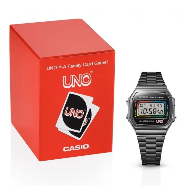 Casio Vintage A168WEUC-1A UNO con caja