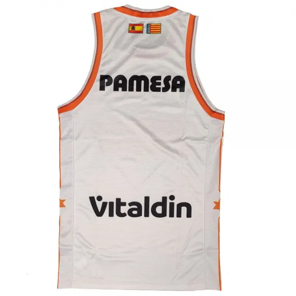 Camiseta Baloncesto Valencia Pamesa Tercera Equipación Oficial vista trasera