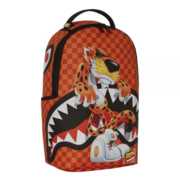 Mochila Sprayground Cheetos colaboracion exclusiva lateral