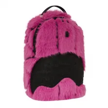 Mochila Sprayground A.I Pink Fur pelo rosa lateral