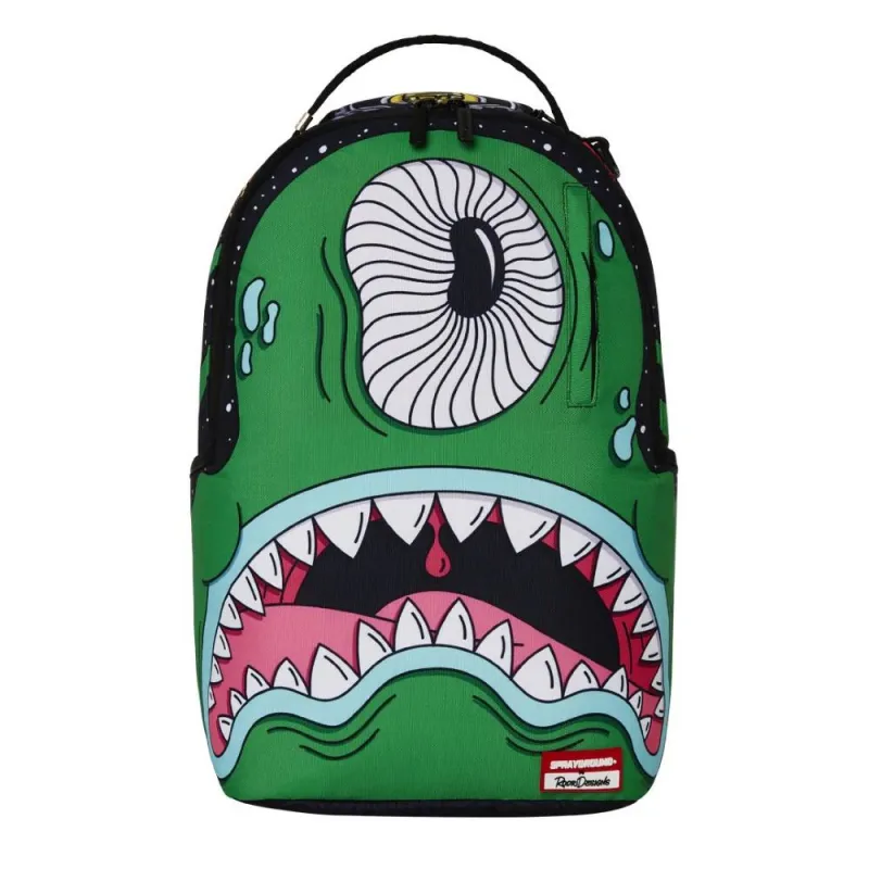 Mochila Sprayground Jorge Rodriguez Green Alien colaboración exclusiva