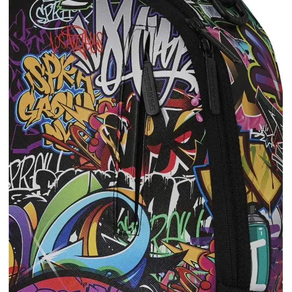 Mochila Sprayground Half Graf Lipstick grafitti detalle